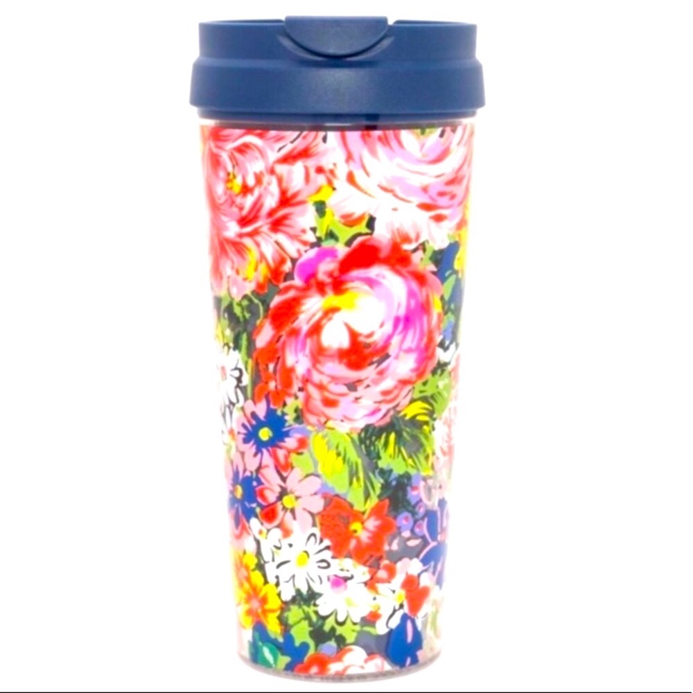 Ban.do Thermal Travel Tumbler - Vibrant Floral Pattern - Insulated NWT
